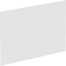 Lorell Adaptable Panel Dividers - 24" Width x 2" Height x 37" Depth - Aluminum, Acrylic - Frosted - 1 Each