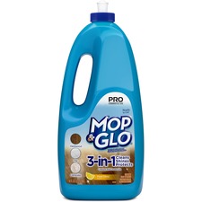 Mop & Glo Multi-surface Floor Cleaner - 64 oz (4 lb) - Lemon Scent - 1 Each - Tan