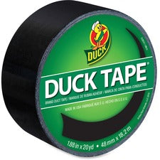 Duck Brand Brand Color Duct Tape - 20 yd Length x 1.88" Width - 1 / Roll - Black
