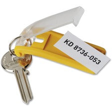 Key Tags For Locking Key Cabinets, Plastic, 1.13 X 2.75, Assorted, 24/pack