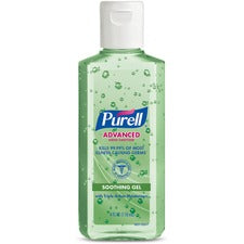 PURELL&reg; Hand Sanitizer Gel - Floral Scent - 4 fl oz (118.3 mL) - Kill Germs - Hand - Green - Non-sticky, Residue-free - 1 Each