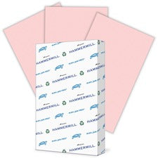 Hammermill Colors Recycled Copy Paper - 8 1/2" x 14" - 20 lb Basis Weight - Smooth - 500 / Ream - SFI - Acid-free, Archival-safe