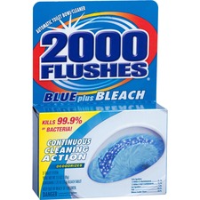 WD-40 2000 Flushes Blue/Bleach Bowl Cleaner Tablets - Concentrate Tablet - 3.50 oz (0.22 lb) - 1 Each