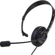 Zum Zum350m Monaural Over The Head Headset, Black