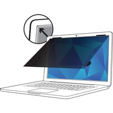 Frameless Blackout Privacy Filter For 15.6" Widescreen Laptop, 16:9 Aspect Ratio