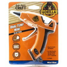 Gorilla Glue Dual Temp Mini Glue Gun - Orange, Black