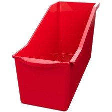 Antimicrobial Book Bin, 14.2 X 5.34 X 7.35, Red