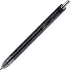 Integra Quick Dry Gel Ink Retractable Pen - 0.7 mm Pen Point Size - Retractable - Black Gel-based Ink - 1 Dozen