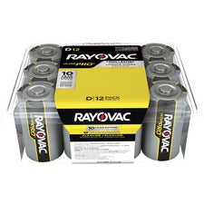 Rayovac Ultra Pro Alkaline D Batteries - For Multipurpose - D - 1.5 V DC - 96 / Carton