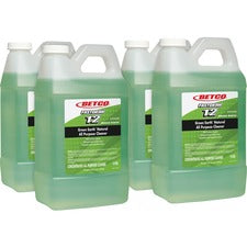 Green Earth Natural All Purpose Cleaner - Concentrate Liquid - 67.6 fl oz (2.1 quart) - Clean Scent - 4 / Carton - Green