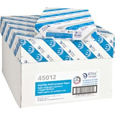 Elite Image Multipurpose Paper - 98 Brightness - Legal - 8 1/2" x 14" - 20 lb Basis Weight - 5000 / Carton - SFI