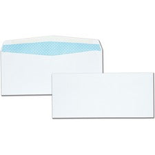 Security Tint Business Envelope, #10, Commercial Flap, Gummed Closure, 4.13 X 9.5, White, 500/box