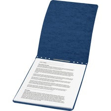 ACCO Presstex Letter Recycled Report Cover - 2" Folder Capacity - 8 1/2" x 11" - Folder - Presstex, Tyvek - Dark Blue - 30% Recycled - 1 Each