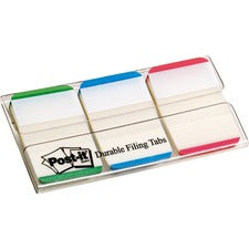 1" Lined Tabs, 1/5-cut, Lined, Assorted Colors, 1" Wide, 66/pack