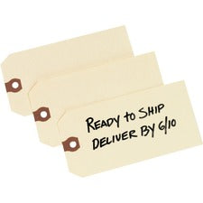 Unstrung Shipping Tags, 11.5 Pt Stock, 5.25 X 2.63, Manila, 1,000/box