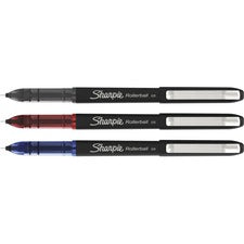 Sharpie Rollerball Pens - 0.5 mm Pen Point Size - 4 / Pack