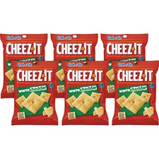 Cheez-It&reg White Cheddar Crackers - White Cheddar - 3 oz - 6 / Box
