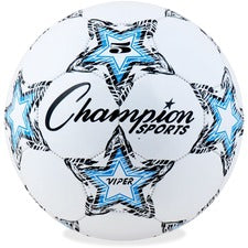 Viper Soccer Ball, No. 5. Size, 8.5" To 9" Diameter, White
