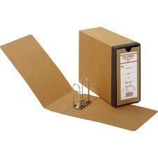 Pendaflex Columbia Binding Cases - External Dimensions: 4.6" Width x 12.9" Depth x 9.5"Height - Media Size Supported: Letter - Fiberboard, Kraft - Brown - For Document - Recycled - 1 Each