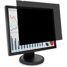 Kensington MagPro 27.0" (16:9) Monitor Privacy Screen with Magnetic Strip Black - For 27" Widescreen LCD Monitor - 16:9 - Scratch Resistant, Damage Resistant - Anti-glare - 1 Pack