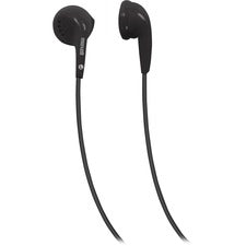 Eb-95 Stereo Earbuds, 3 Ft Cord, Black