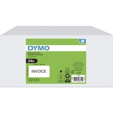 Dymo Multipurpose White Medium Labels - 45/64" x 2" Length - White - 1000 / Roll - 24 / Box