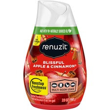 Renuzit Gel Air Freshener - 7 oz - Apple, Cinnamon, Blissful Apple - 1 Each