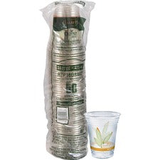 Solo Eco-Forward Cups - 16 fl oz - 50 / Pack - Clear - Paper - Cold Drink, Iced Coffee, Beer, Smoothie, Beverage - Recycled