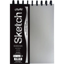 UCreate Disc Bound Sketch Book - 50 Sheets - Disc - 9" x 12" - 9" x 12" - Heavyweight, Acid-free, Recyclable - 1 Each