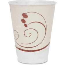 Solo Cozy Touch Insulated Cups - 12 fl oz - 100 / Pack - Beige - Foam - Hot Drink, Cold Drink, Beverage