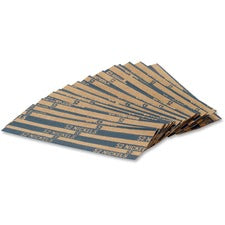 PAP-R Flat Coin Wrappers - Total $2.00 in 40 Coins of 5� Denomination - Heavy Duty - Paper, Kraft - Blue