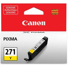 Canon CLI-271 Original Ink Cartridge - Inkjet - Standard Yield - Yellow - 1 Each