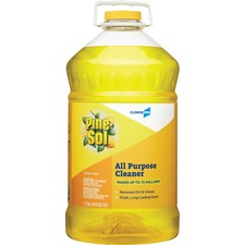 CloroxPro&trade; Pine-Sol All Purpose Cleaner - Concentrate Liquid - 144 fl oz (4.5 quart) - Lemon Fresh Scent - 126 / Pallet - Clear, Pale Yellow