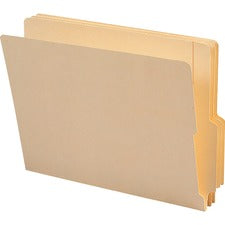 Smead Shelf-Master 1/3 Tab Cut Letter Recycled End Tab File Folder - 8 1/2" x 11" - 3/4" Expansion - End Tab Location - Bottom Tab Position - Manila - 10% Recycled - 100 / Box