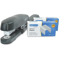 Rapesco 790 Long Arm Stapler with Staples Set - 50 of 80g/m&#178; Paper Sheets Capacity - 26/8mm, 24/8mm, 26/6mm, 24/6mm Staple Size