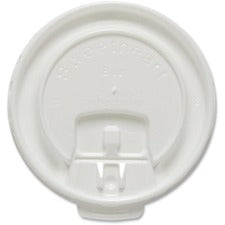 Solo Scored Tab Hot Cup Lids - 100 / Pack - White