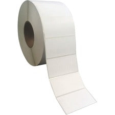 Sparco Direct Thermal Labels - 4" Width x 2" Length - Rectangle - Direct Thermal - White - 12000 Total Label(s) - 12000 / Carton - Perforated, Self-adhesive