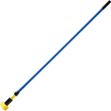 Gripper Fiberglass Mop Handle, 1" Dia X 60", Blue/yellow