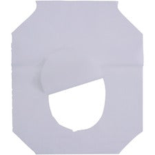 Genuine Joe Half-fold Toilet Seat Covers - Half-fold - For Public Toilet - 2500 / Carton - White
