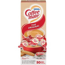 Coffee mate Original Liquid Coffee Creamer Singles - Gluten-free - Original Flavor - 0.38 fl oz (11 mL) - 50/Box - 50 Serving