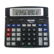 1200-4 Business Desktop Calculator, 12-digit Lcd