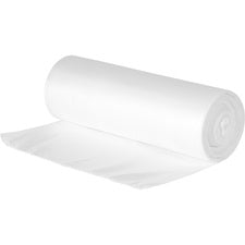 Genuine Joe Heavy-duty Trash Can Liners - 60 gal Capacity - 39" Width x 58" Length - 2.50 mil (63 Micron) Thickness - Clear - 50/Carton - Waste Disposal, Debris, Office Waste, Food Waste