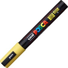 uni&reg; Posca PC-5M Paint Markers - Medium Marker Point - Yellow Water Based, Pigment-based Ink - 6 / Pack