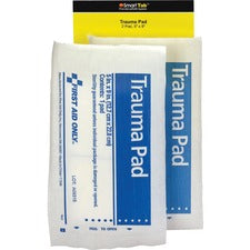 Smartcompliance Refill Trauma Pad, 5 X 9, White, 2/bag