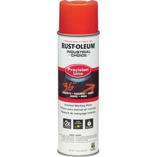 Rust-Oleum Industrial Choice Precision Line Marking Paint - 17 fl oz - 1 Each - Alert Orange