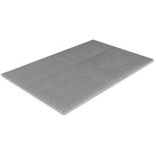 Crown Mats Tuff-Spun Foot-Lover Mat - Cement Floor, Floor, Service Counter, Mailroom, Cashier's Station, Warehouse - 36" Length x 27" Width x 0.38" Thickness - Rectangle - Vinyl, Closed-cell PVC Foamboard - Gray