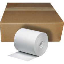 Business Source 1-Ply Adding Machine Rolls - 3" x 165 ft - 1 / Roll - SFI - Lint-free, End of Paper Indicator, Single Ply