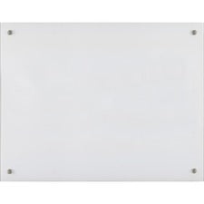 Lorell Dry-Erase Glass Board - 48" (4 ft) Width x 36" (3 ft) Height - Frost Glass Surface - Rectangle - Assembly Required - 1 Each