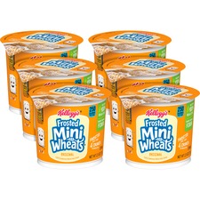 Breakfast Cereal, Frosted Mini Wheats, Single-serve, 6/box