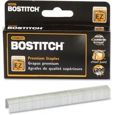Bostitch EZ Squeeze 75 Premium Staples - 210 Per Strip - High Capacity - 3/4" Leg - 1/2" Crown - Holds 75 Sheet(s) - Chisel Point - Silver - High Carbon Steel - 4.1" Height x 2" Width0.6" Length - 1200 / Box